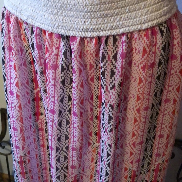 Long Sheer Skirt over mini skirt lining - Picture 2 of 3